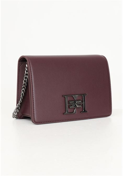 Borsa a tracolla bordeaux da donna con girello logo ELISABETTA FRANCHI | BS11A46E2CG3